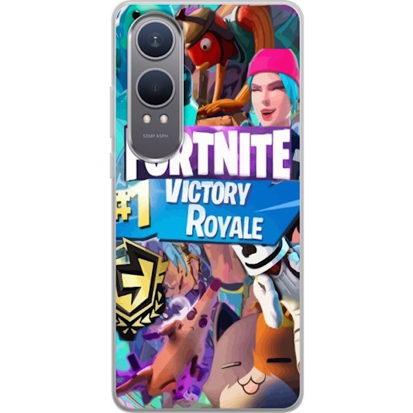 OnePlus Nord CE4 Lite Läpinäkyvä kuori Fortnite