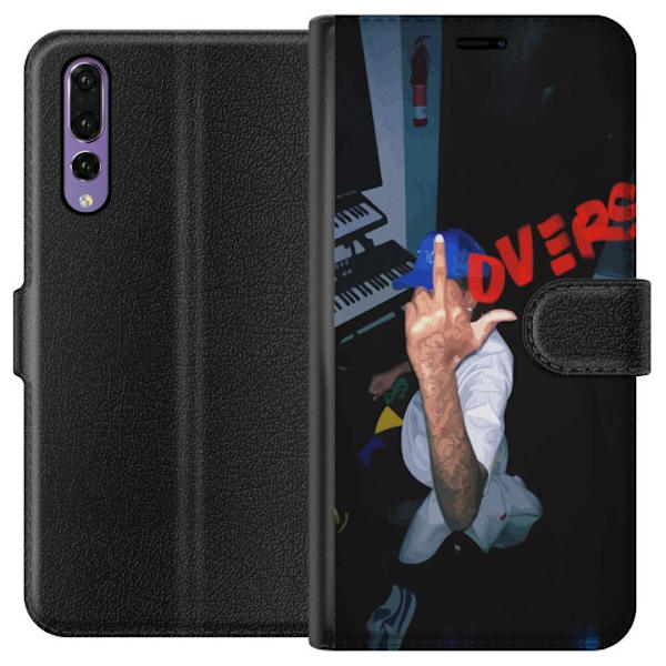Huawei P20 Pro Plånboksfodral Lovers Mystical Romance Kärlek Mystik Design Romantiskt Motiv Populärt Grafiskt Mönster Fashion Stil