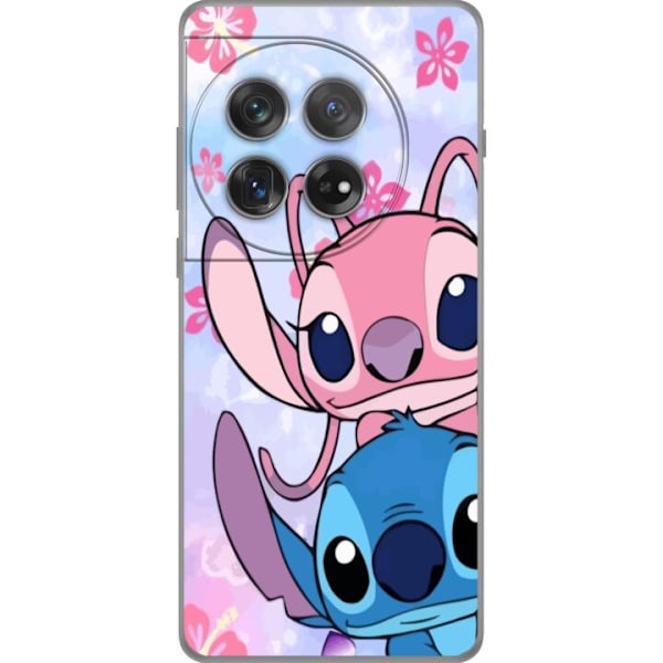 OnePlus 12 Genomskinligt Skal Stitch & Angel
