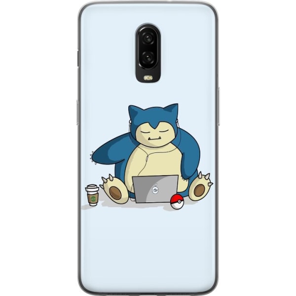 OnePlus 6T Läpinäkyvä kuori Pokemon Rauhallinen