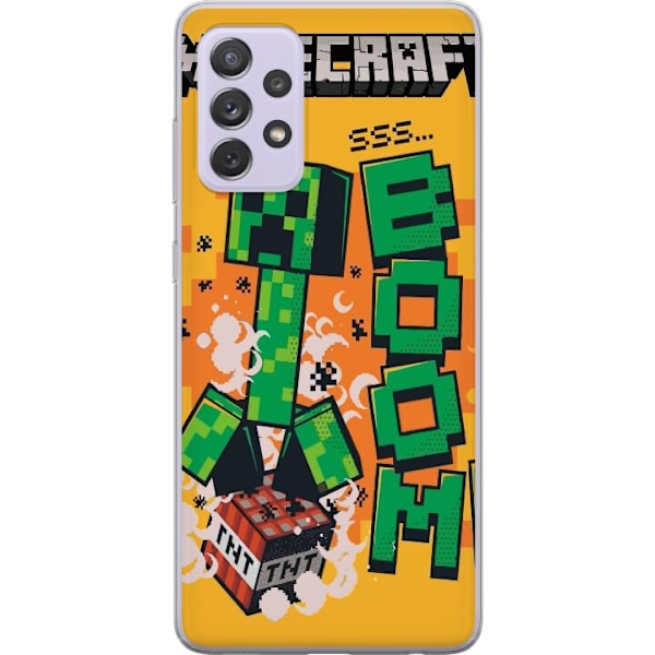 Samsung Galaxy A52s 5G Genomskinligt Skal Minecraft Boom