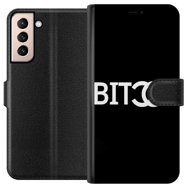 Samsung Galaxy S21 Plånboksfodral Bitch Chanel Inspirerad Streetstyle Mode Textmotiv Trend Fashion Ikonisk Stil Urban Design