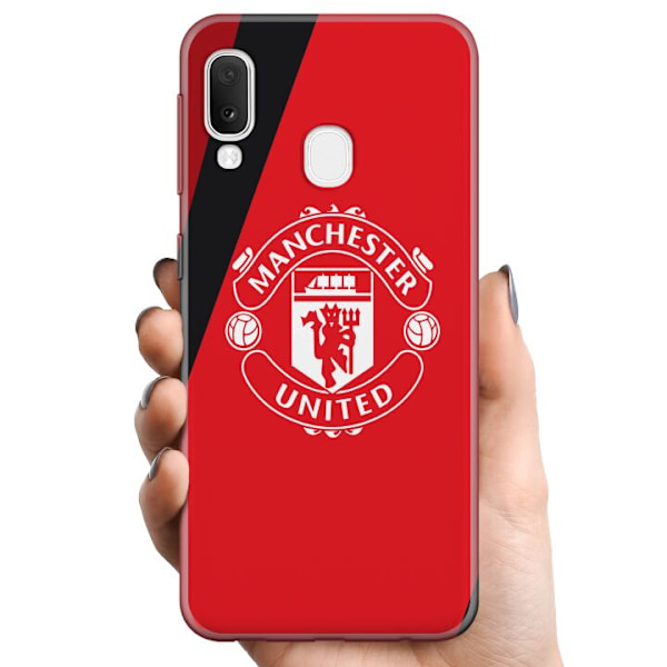 Samsung Galaxy A20e TPU Mobilcover Manchester United FC