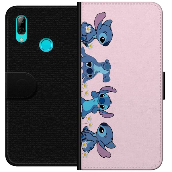 Huawei P smart 2019 Tegnebogsetui  Stitch Grin & Leg – Perfe
