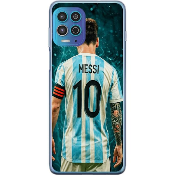 Motorola Moto G100 Gjennomsiktig deksel Messi