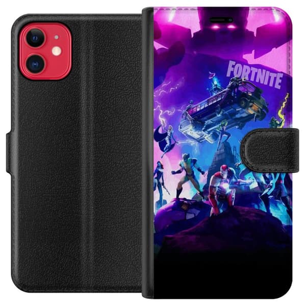 Kompatibel Tegnebogsetui til Apple iPhone 11 Fortnite