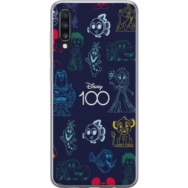 Samsung Galaxy A70 Läpinäkyvä kuori Disney 100