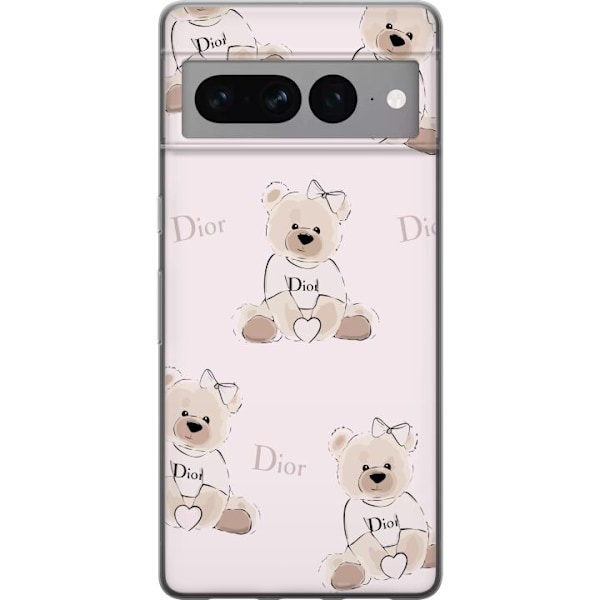 Google Pixel 7 Pro Läpinäkyvä kuori Teddy Dior Vibes - ylel