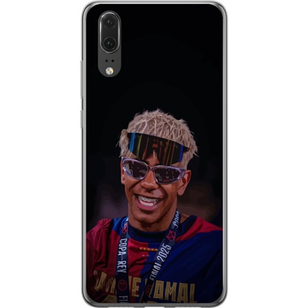 Huawei P20 Läpinäkyvä kuori  Lamine Yamal matkapuhelinkotelo tyylikkäässä urheilumuotoilussa