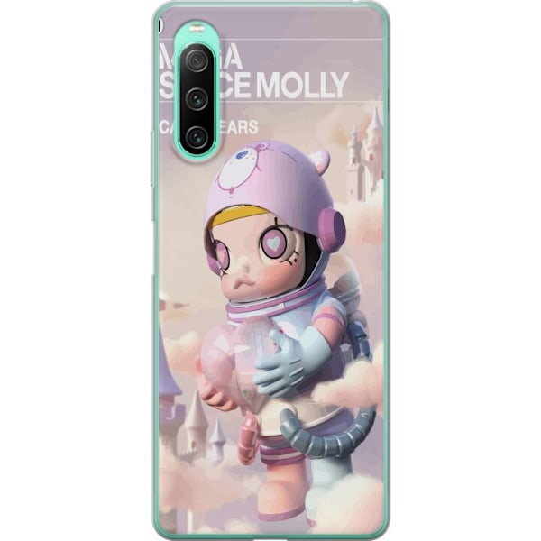 Sony Xperia 10 IV Genomskinligt Skal Mega Space Molly Care Bears Series - Share Bear Edition