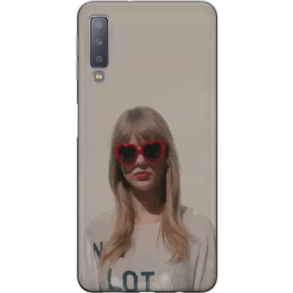 Samsung Galaxy A7 (2018) Genomskinligt Skal Taylor Swift