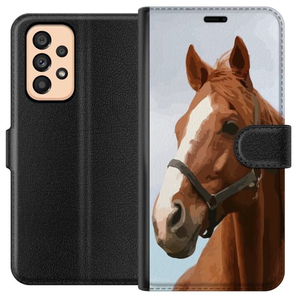 Kompatibelt Lommeboketui til Samsung Galaxy A53 5G Hest