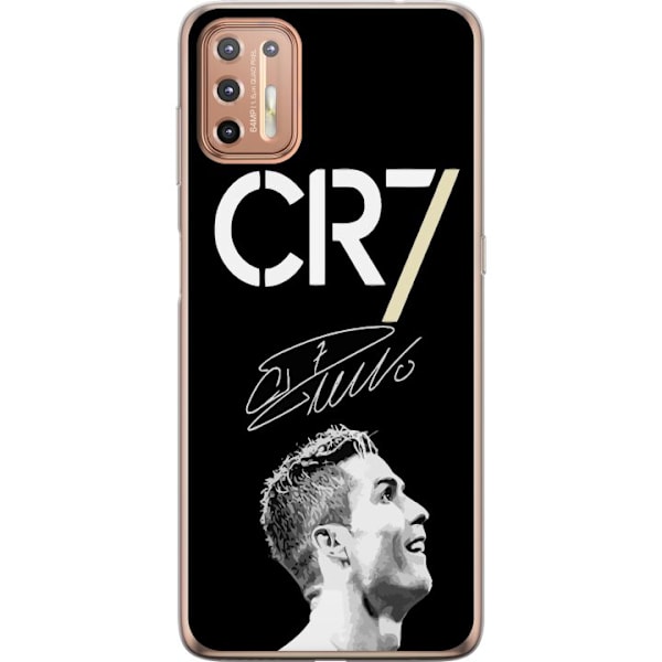 Motorola Moto G9 Plus Gjennomsiktig deksel CR7 Ronaldo