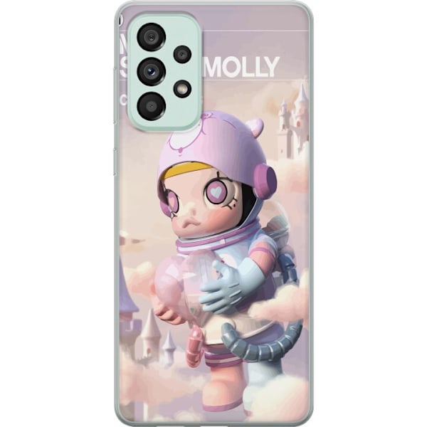 Samsung Galaxy A73 5G Läpinäkyvä kuori Mega Space Molly Car