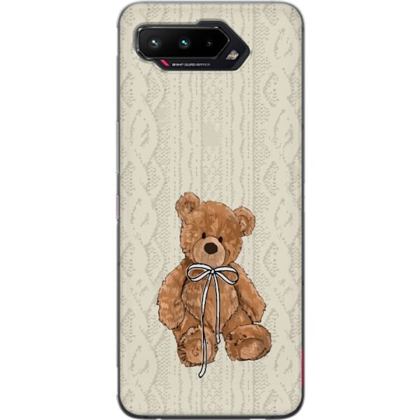 Asus ROG Phone 5 Gjennomsiktig deksel Liten Bamse – klassisk bamse i enkel design