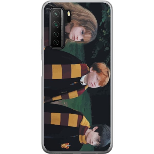 Huawei P40 lite 5G Genomskinligt Skal Harry Potter