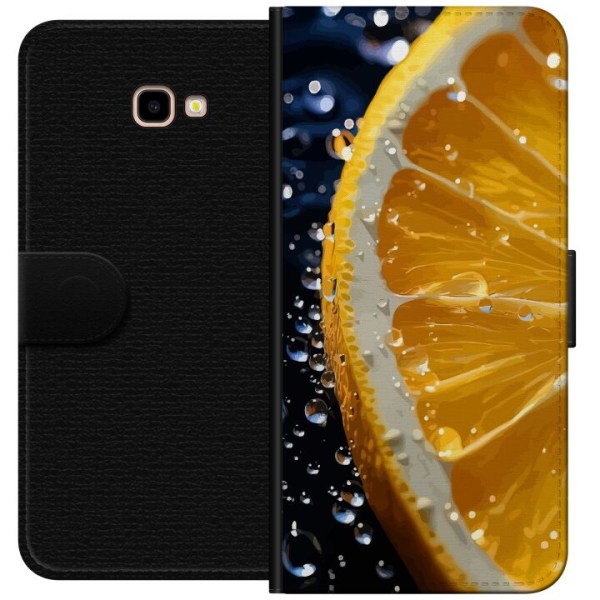 Samsung Galaxy J4+ Plånboksfodral Apelsin