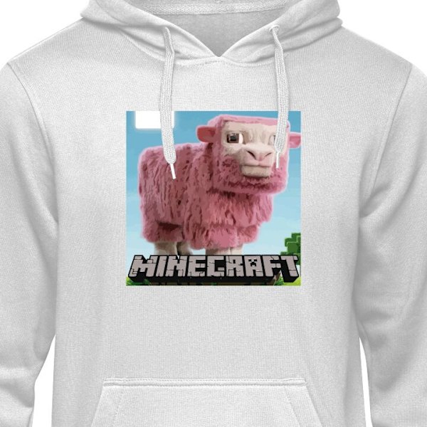 Hoodie til Voksen | Behagelig Hættetrøje A Minecraft Movie grå L