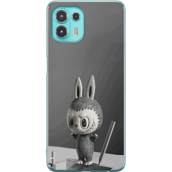 Motorola Edge 20 Lite Läpinäkyvä kuori Pop Mart MEGA LABUBU