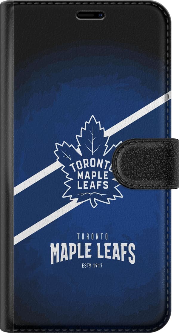 Kompatibelt Plånboksfodral till Samsung Galaxy S23+ Toronto Maple Leafs (NHL)