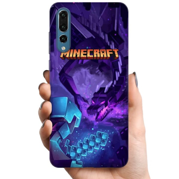 Huawei P20 Pro TPU Mobilskal Minecraft