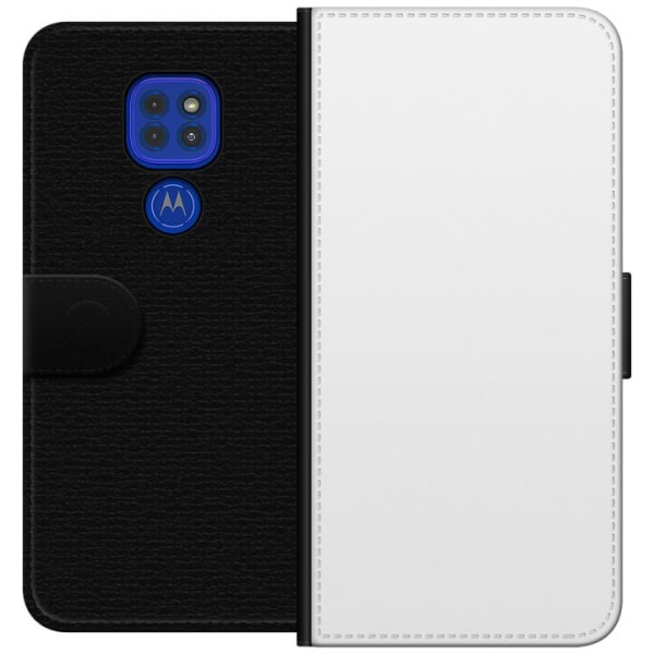 Motorola Moto G9 Play Musta Kotelo PU