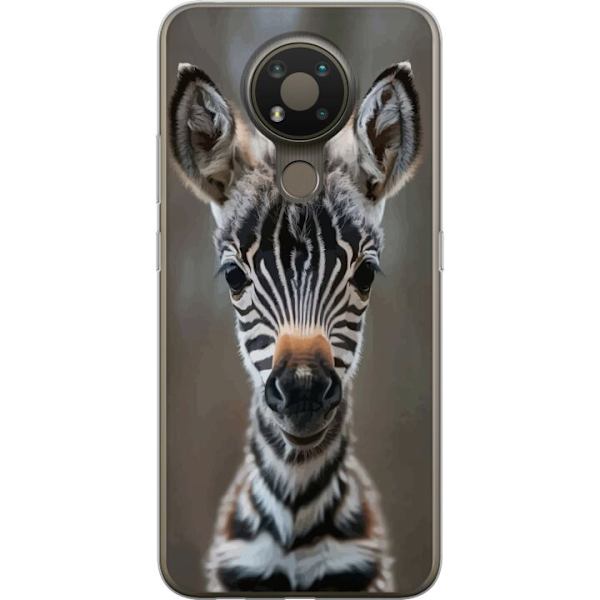 Nokia 3.4 Genomskinligt Skal Giraff Djurmotiv Afrika Natur Grafiskt Motiv Savann Vilda Djur Populär Väggkonst Exotiskt Tema