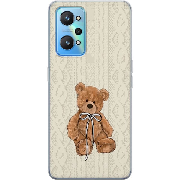 Realme GT Neo2 Genomskinligt Skal Liten Nalle – klassisk nalle i enkel design