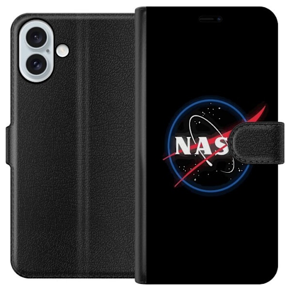 Apple iPhone 16 Plus Lompakkokotelo NASA-logo