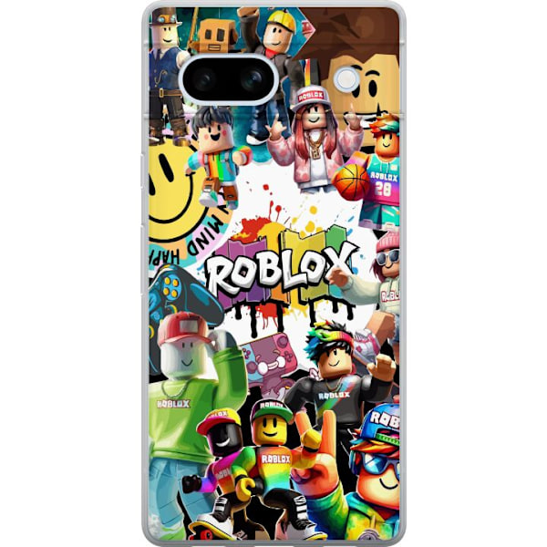 Google Pixel 7a Läpinäkyvä kuori Roblox