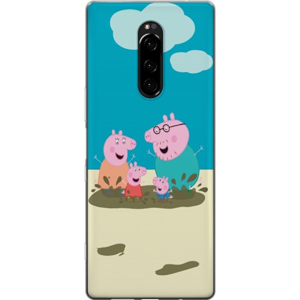 Sony Xperia 1 Gennemsigtig cover Greta Gris Familie Georg Mudd