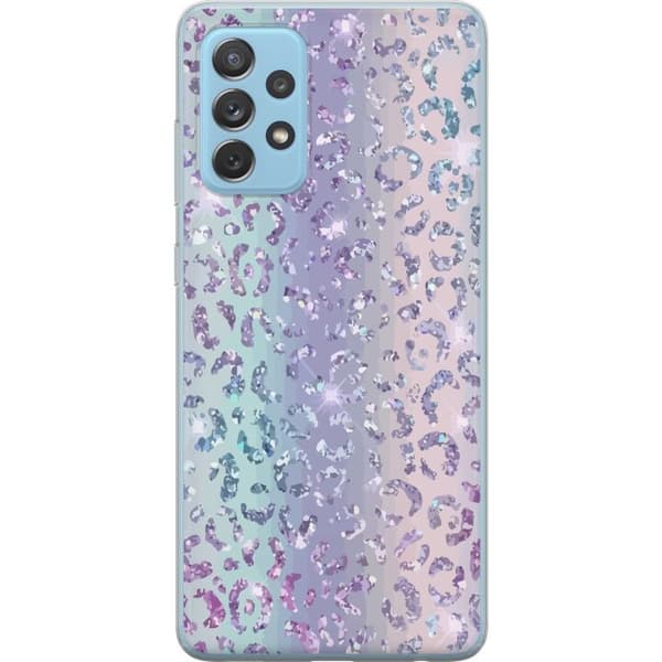 Kompatibelt Mobildeksel til Samsung Galaxy A52 5G Glitter Leopard