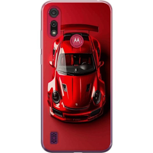 Motorola Moto E6s (2020) Gennemsigtig cover Porsche