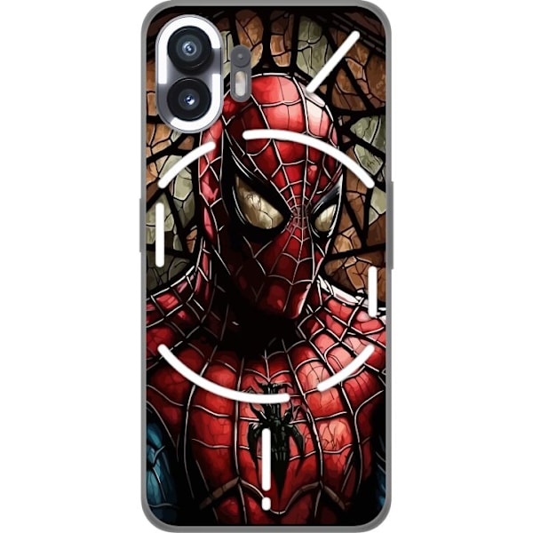 Nothing Phone (2) Genomskinligt Skal Spiderman