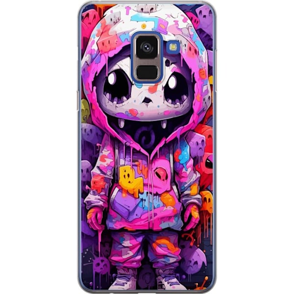 Samsung Galaxy A8 (2018) Läpinäkyvä kuori Anime