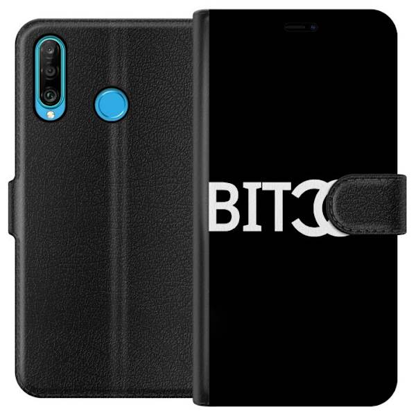 Huawei P30 lite Tegnebogsetui Bitch Chanel Inspireret Streetstyle Mode Tekstmotiv Trend Ikonisk Stil Urban Design