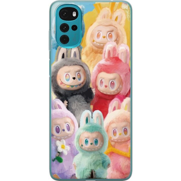Motorola Moto G22 Läpinäkyvä kuori Labubu Luonnos Tyyli