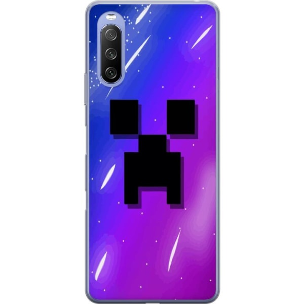 Sony Xperia 10 III Lite Gennemsigtig cover Minecraft