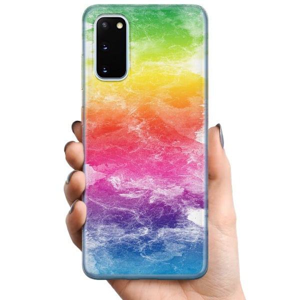 Samsung Galaxy S20 TPU Mobildeksel Vannfarget Fading