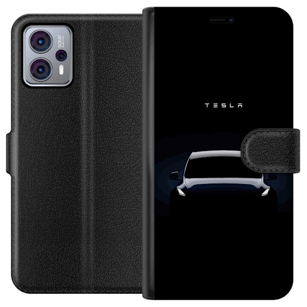 Motorola Moto G23 Plånboksfodral Tesla