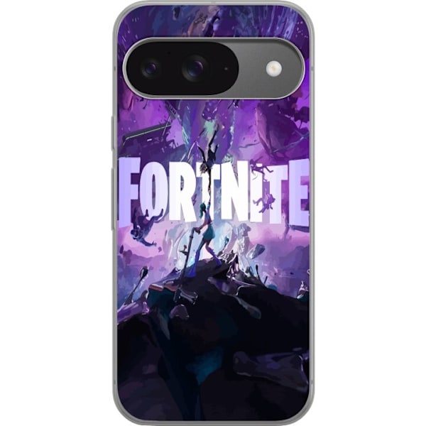 Google Pixel 9 Gjennomsiktig deksel Fortnite