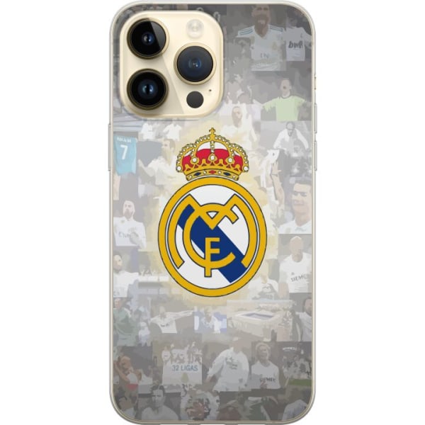 Apple iPhone 14 Pro Max Gennemsigtig cover Real Madrid