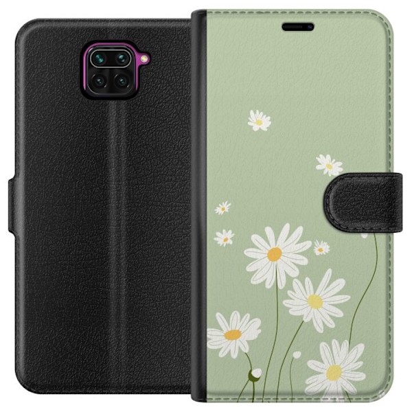 Xiaomi Redmi Note 9 Plånboksfodral Prästkragar – blommigt