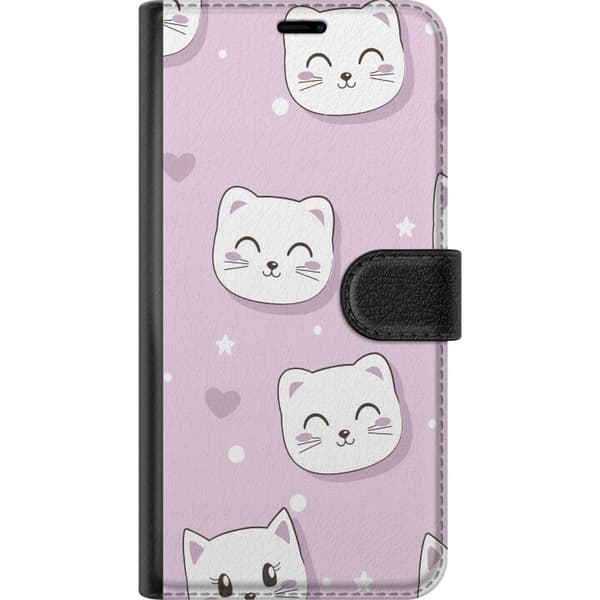Kompatibelt Lommeboketui til Samsung Galaxy S20+ Katt Tapet