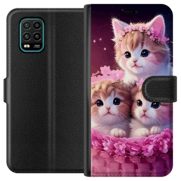 Xiaomi Mi 10 Lite 5G Plånboksfodral Katter