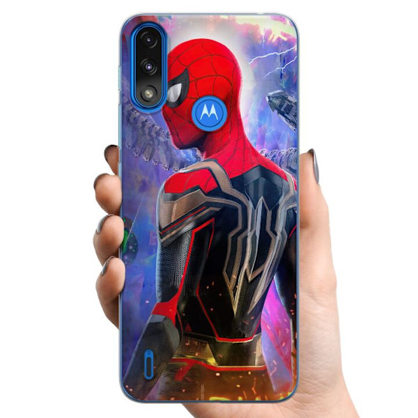 Motorola Moto E7 Power TPU Mobilcover Spider Man: No Way Home