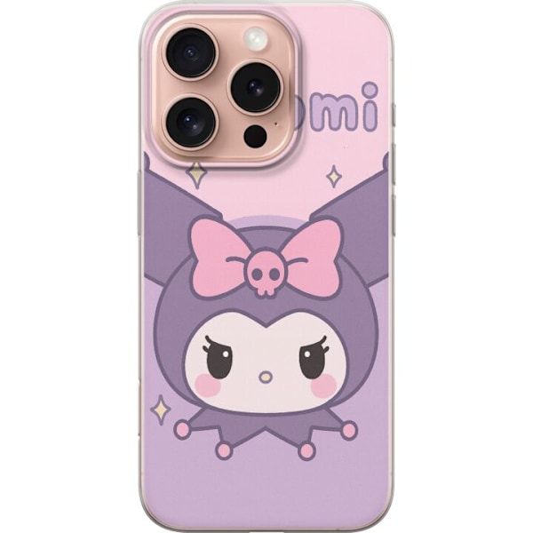 Apple iPhone 16 Pro Gennemsigtig cover Kuromi Kawaii