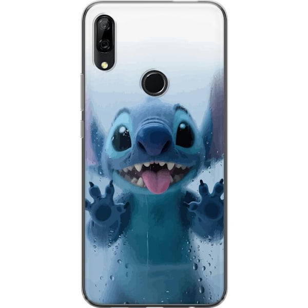 Huawei P Smart Z Genomskinligt Skal Stitch Window View – Stitch vid ett fönster i söt stil