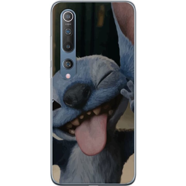 Xiaomi Mi 10 5G Genomskinligt Skal Stitch Söt Alien – Blå