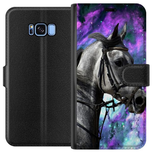 Kompatibelt Plånboksfodral till Samsung Galaxy S8 Häst